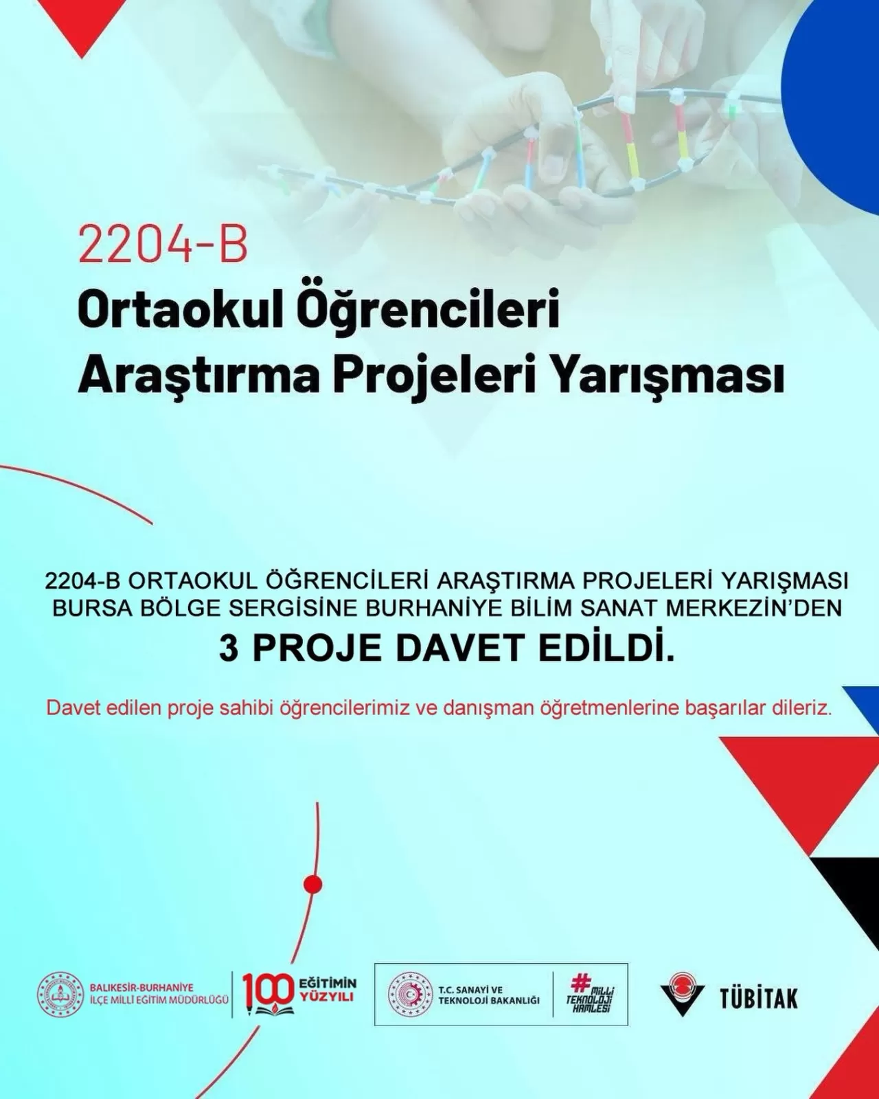 Burhaniye'de Öğrenci ve Öğretmenlere Tebrik