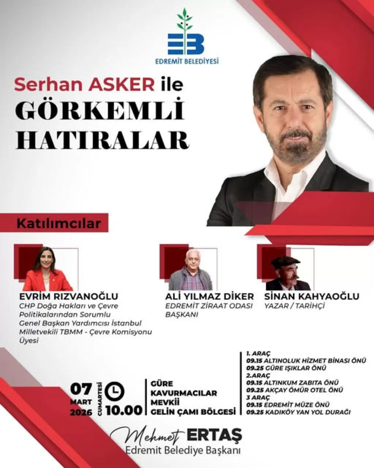Serhan Asker ile Görkemli Hatıralar Kazdağları'ndan Canlı Yayınlanacak