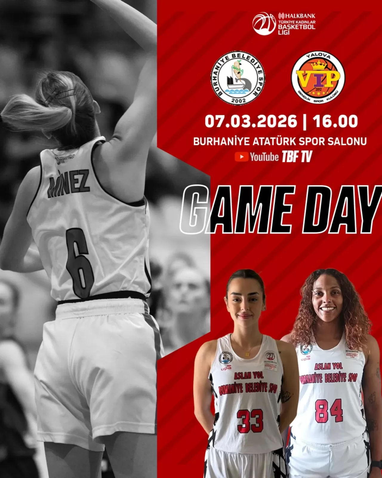 Burhaniye Belediyespor, Yalova VIP'i Ağırlıyor