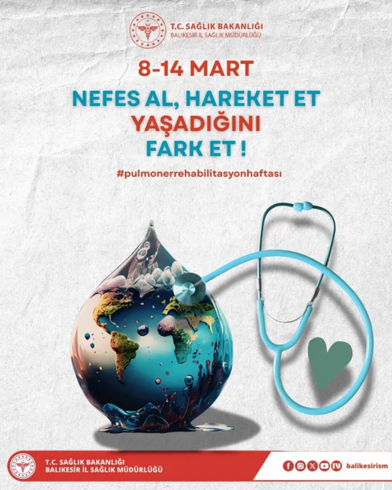 Balıkesir'de Pulmoner Rehabilitasyon Haftası'na Dikkat Çekildi