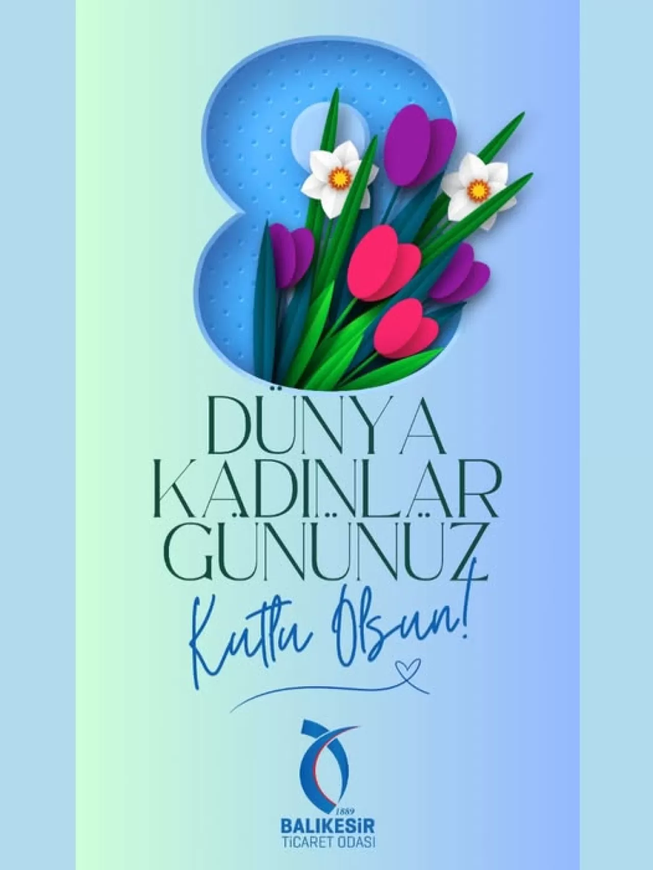 Balıkesir Ticaret Odası'ndan 8 Mart Dünya Kadınlar Günü Mesajı