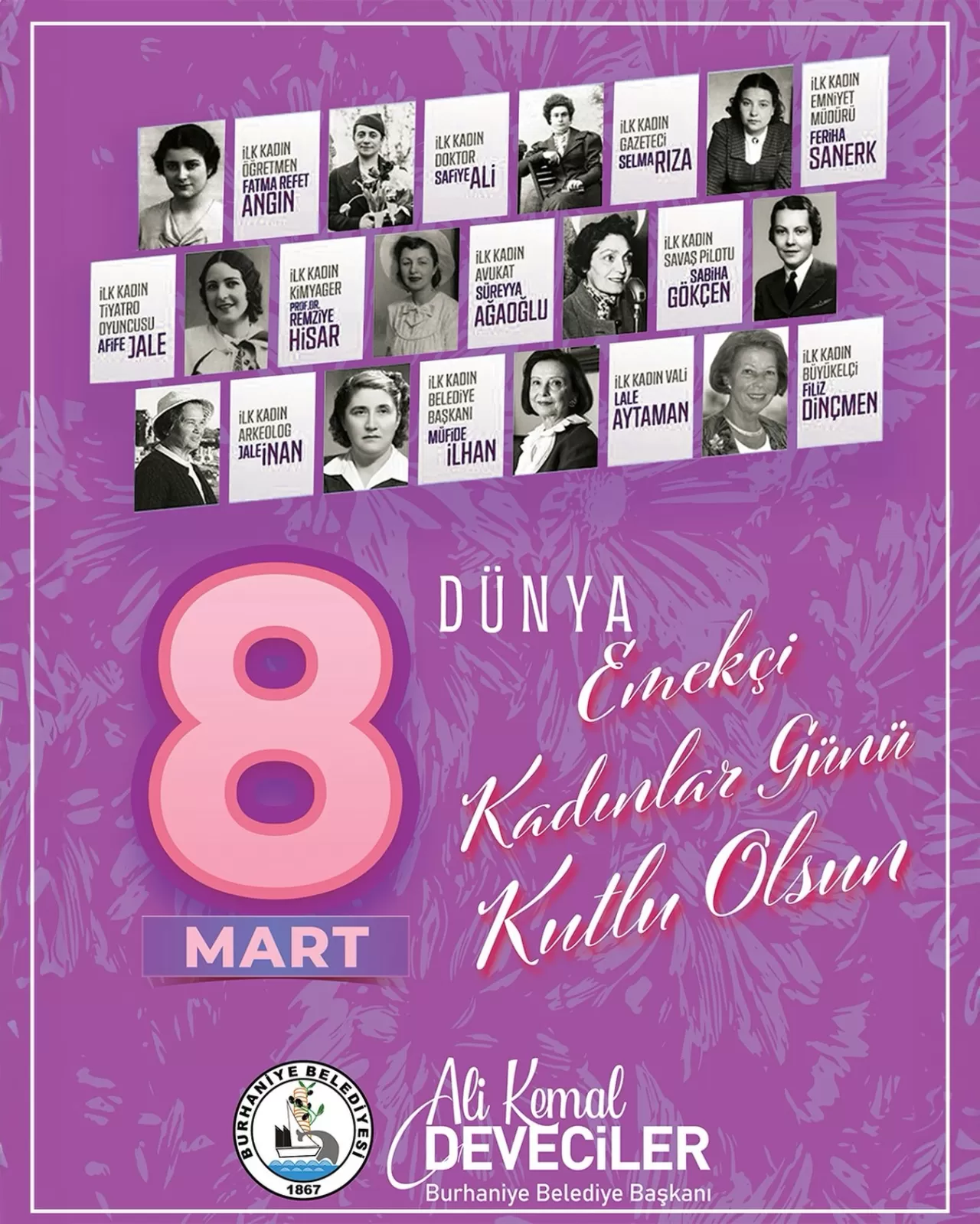 Burhaniye'den 8 Mart Mesajı: Kadınlar Ülkemizin En Büyük Değeri