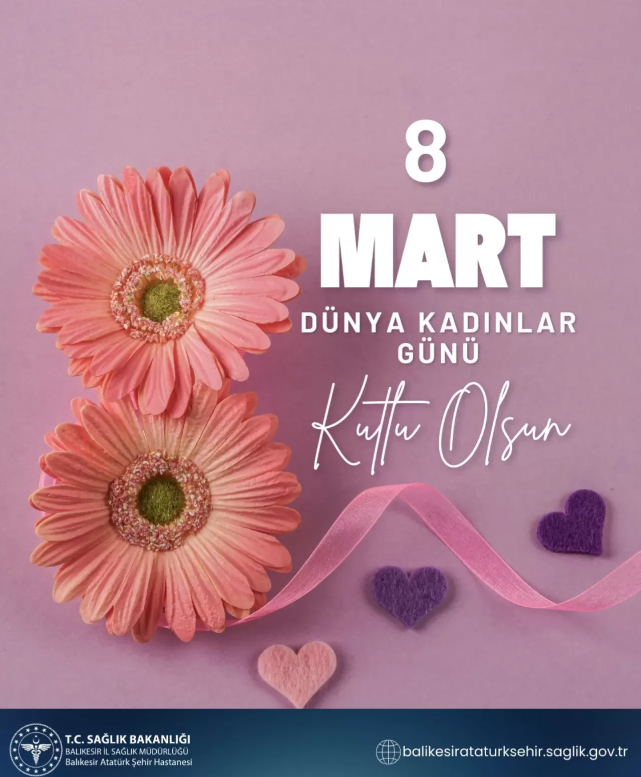 Balıkesir'de 8 Mart Dünya Kadınlar Günü Kutlaması