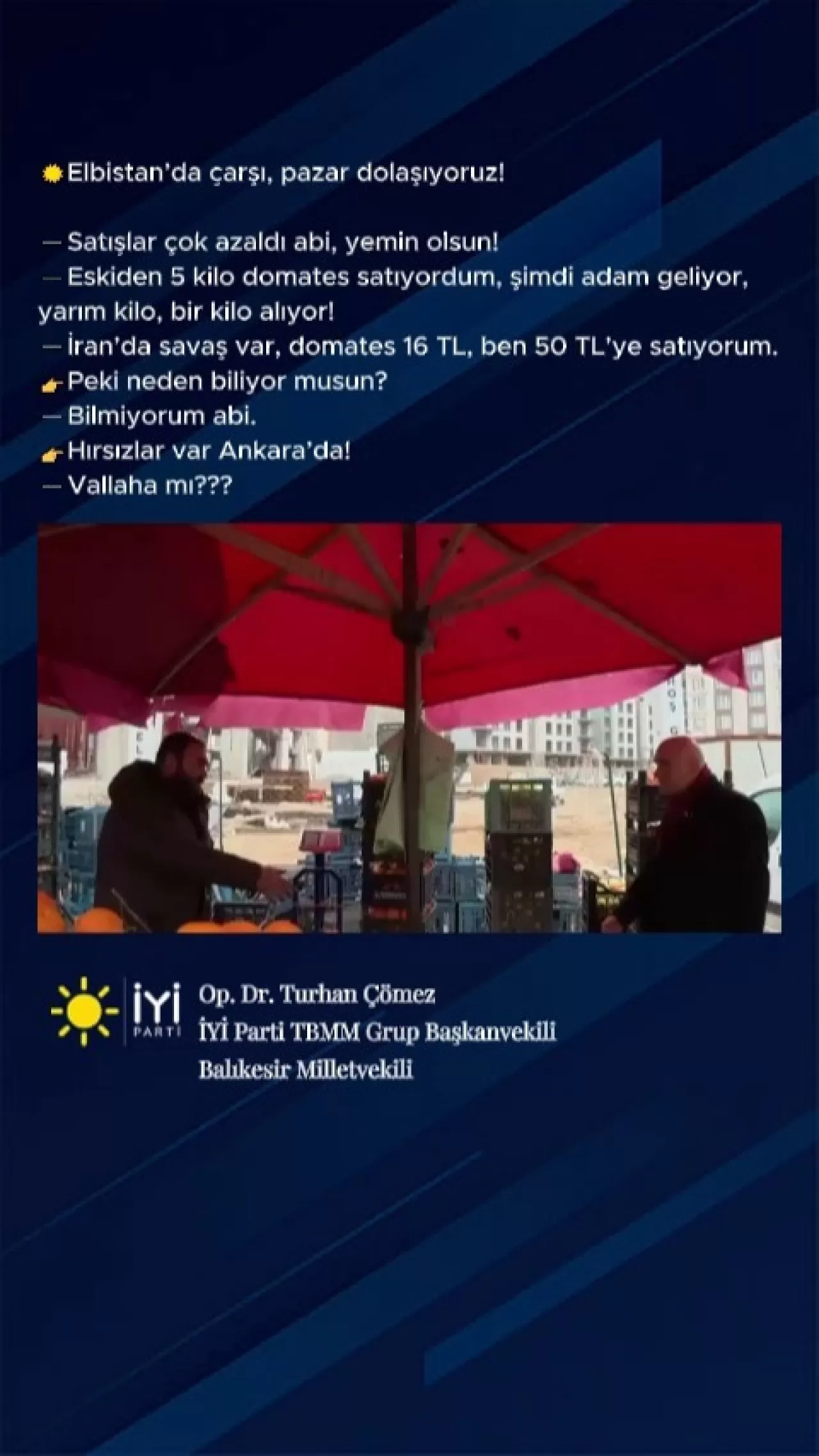 Elbistan'da Esnaf Satışlardaki Düşüşten Yakındı: