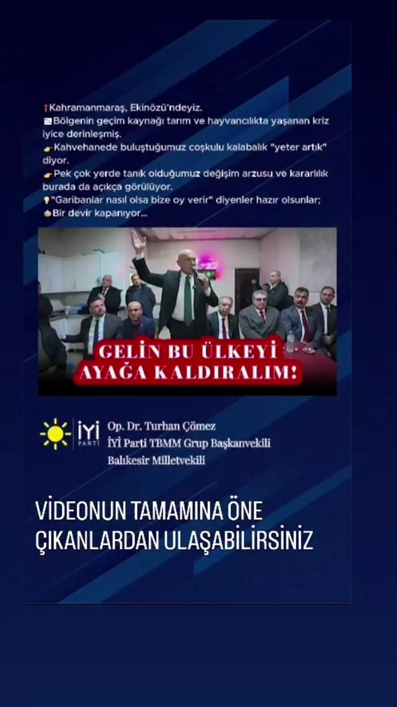 Ekinözü'nde Tarım ve Hayvancılık Krizine Karşı Değişim Sesi Yükseliyor