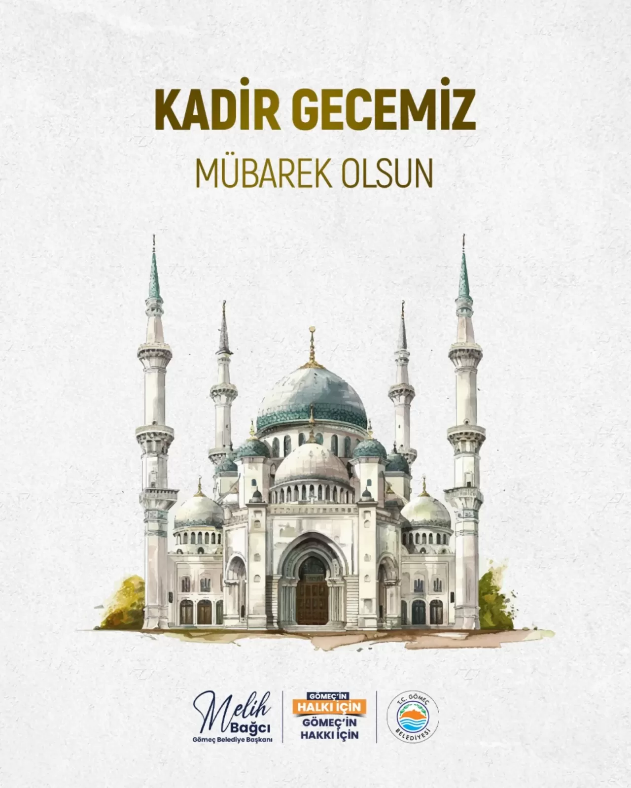 Gömeç Belediyesi Başkanı'ndan Kadir Gecesi Mesajı