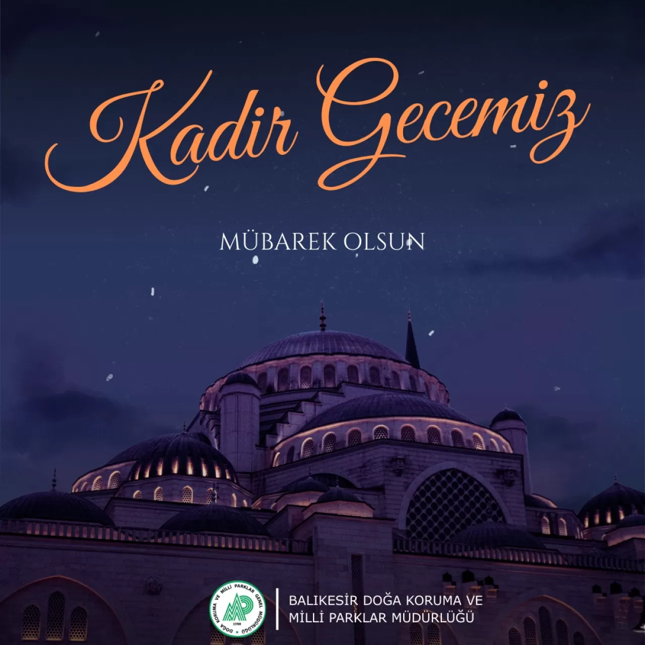 Kadir Gecesi'nde Huzur ve Bereket Temennisi