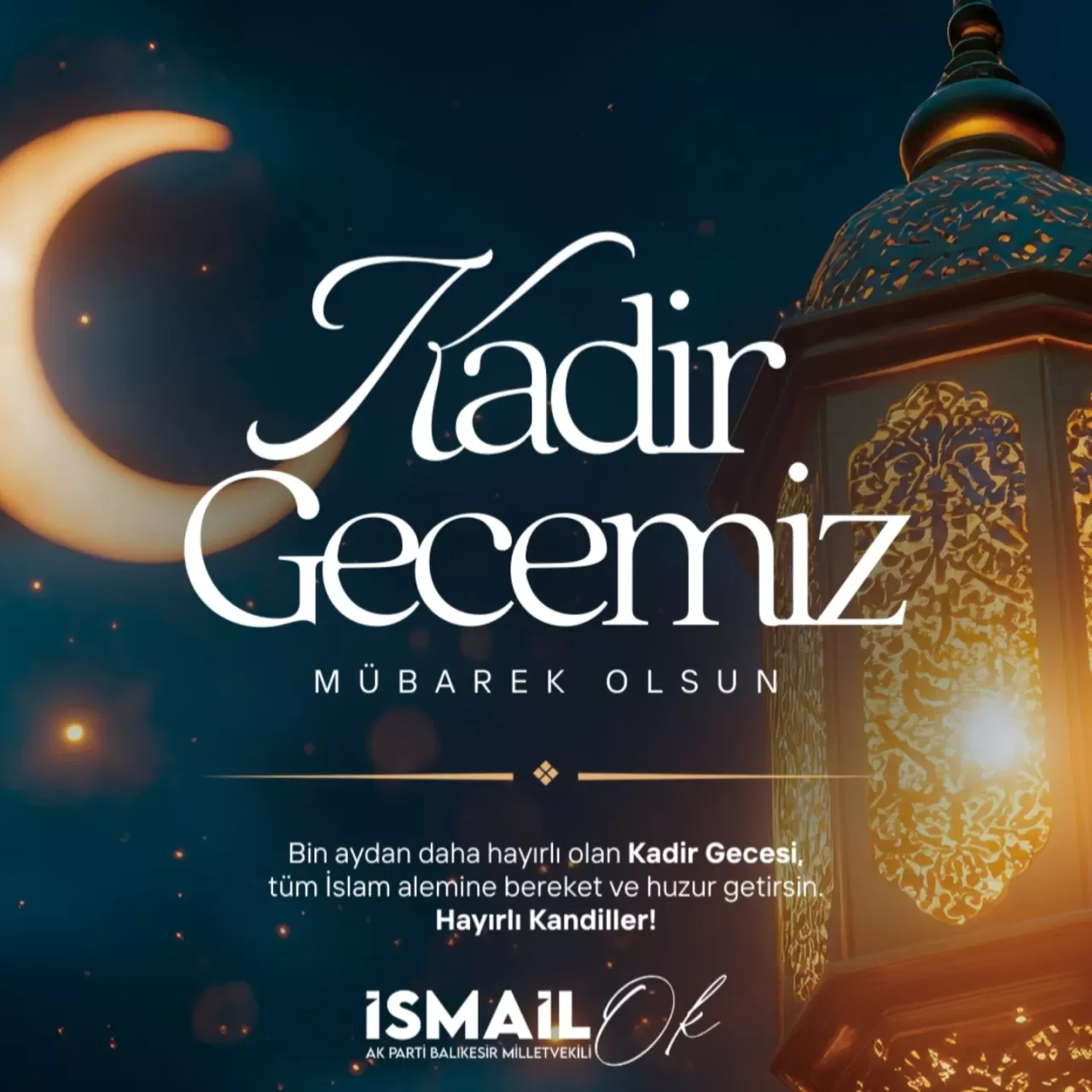 Kadir Gecesi'nde Birlik ve Huzur Mesajları