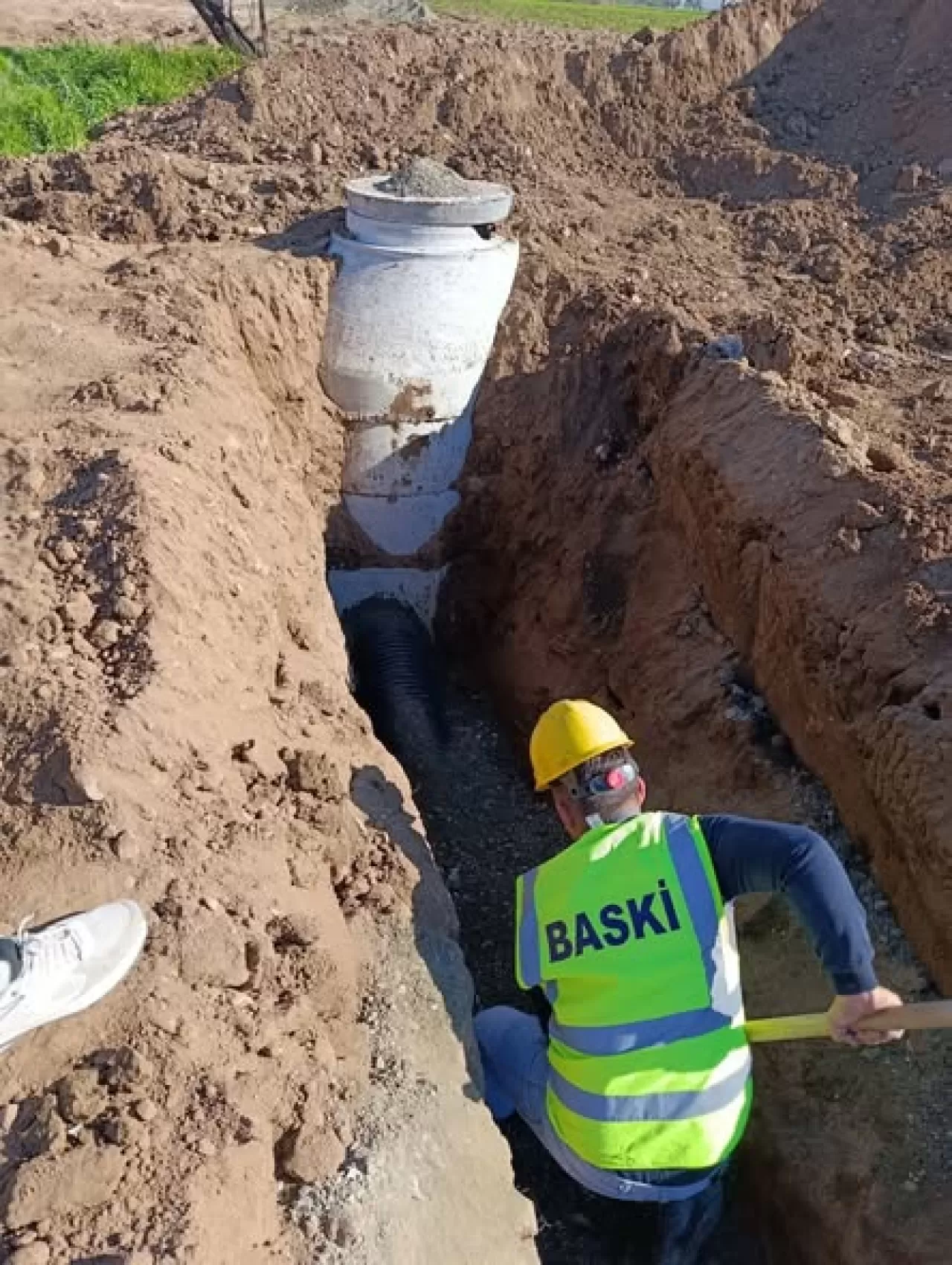 Gömeç Mithatpaşa Mahallesi'ne Yeni Kanalizasyon Hattı