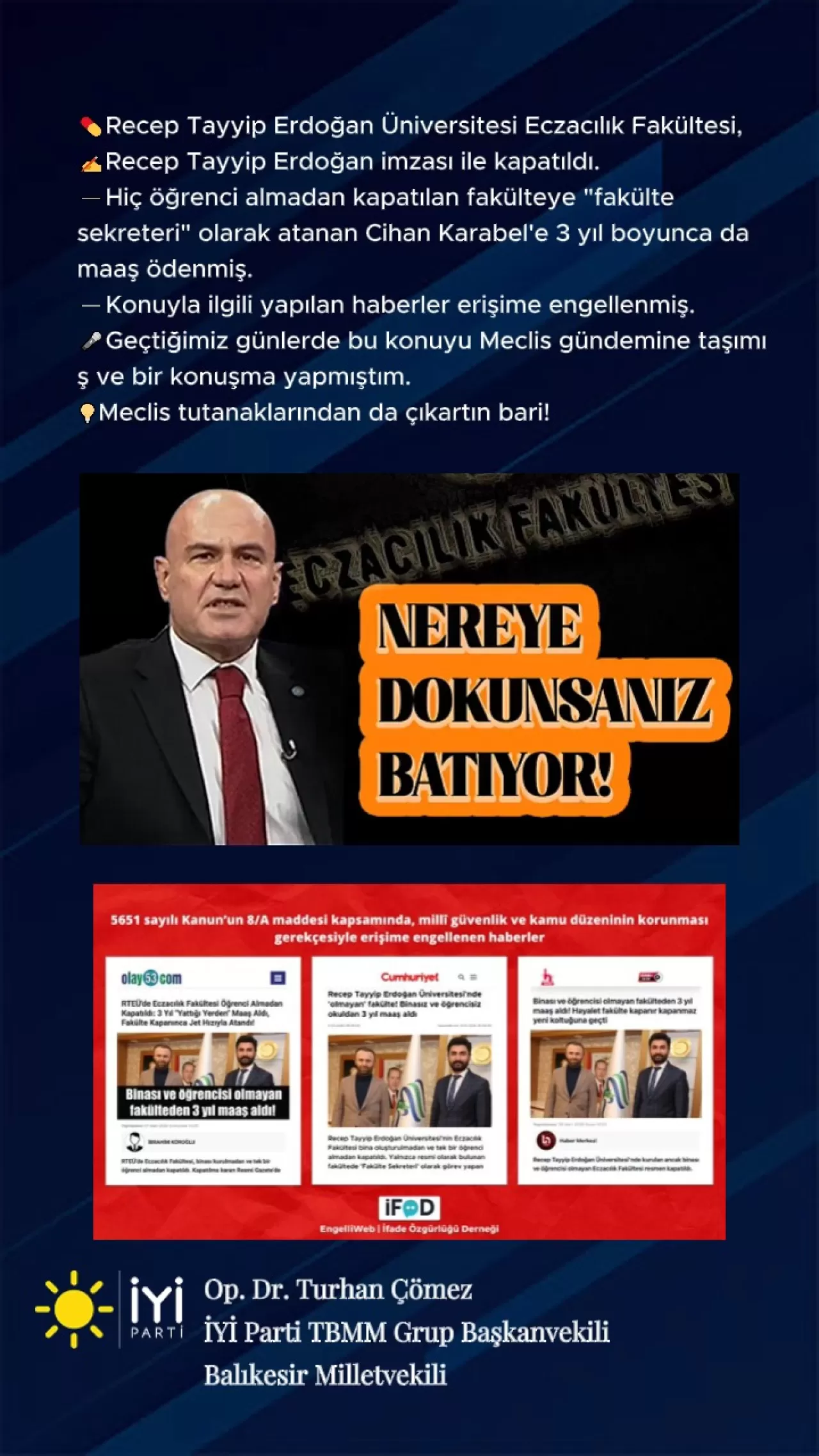 RTEÜ'de Hiç Öğrenci Alınmadan Kapatılan Eczacılık Fakültesine 3 Yıl Sekreter Maaşı Ödendi