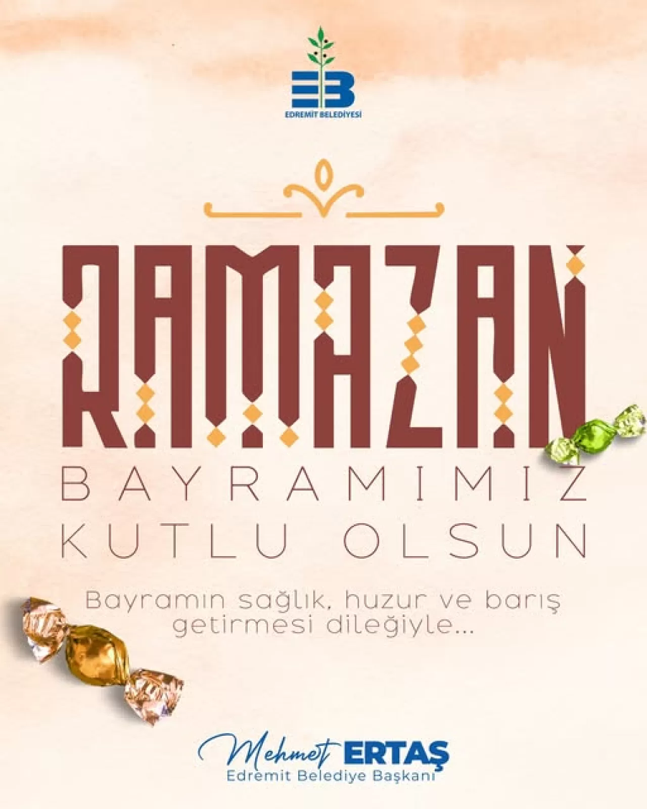 Edremit Belediyesi'nden Bayram Mesajı