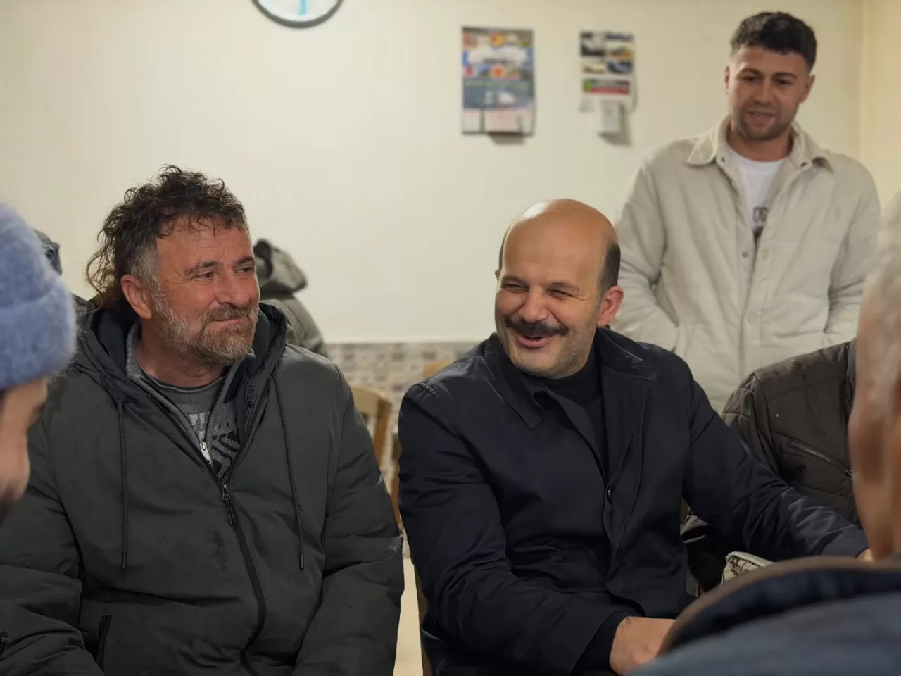 Başkan Lapanta, Bayram Namazını Küçükyenice'de Kıldı, Hoca Davut Öz'ü Ziyaret Etti