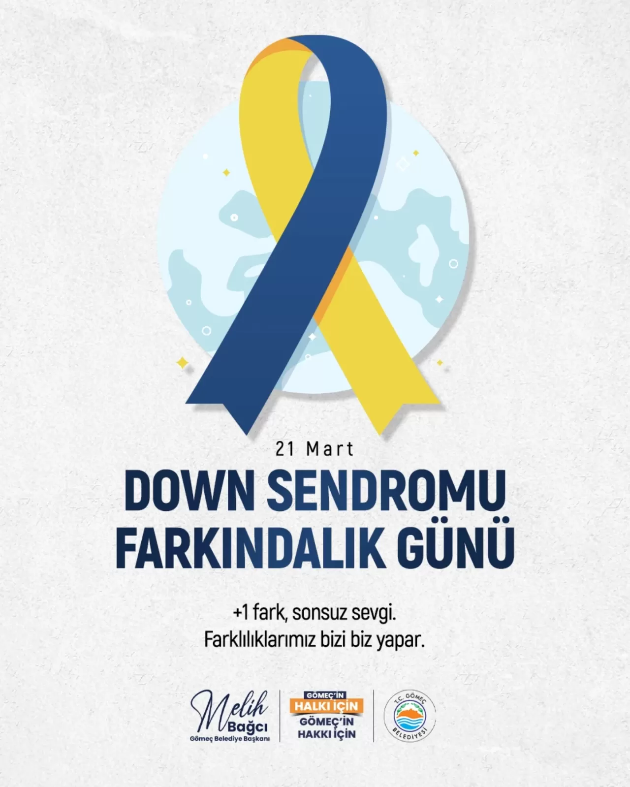 Gömeç Belediyesi'nden Down Sendromu Farkındalık Günü Mesajı: 