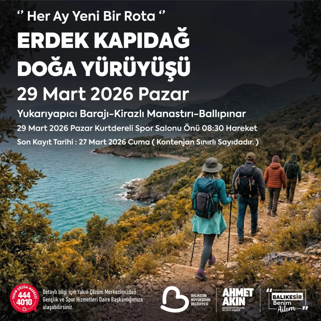 Balıkesir'de Doğa Severleri Ücretsiz Mart Rotası Bekliyor