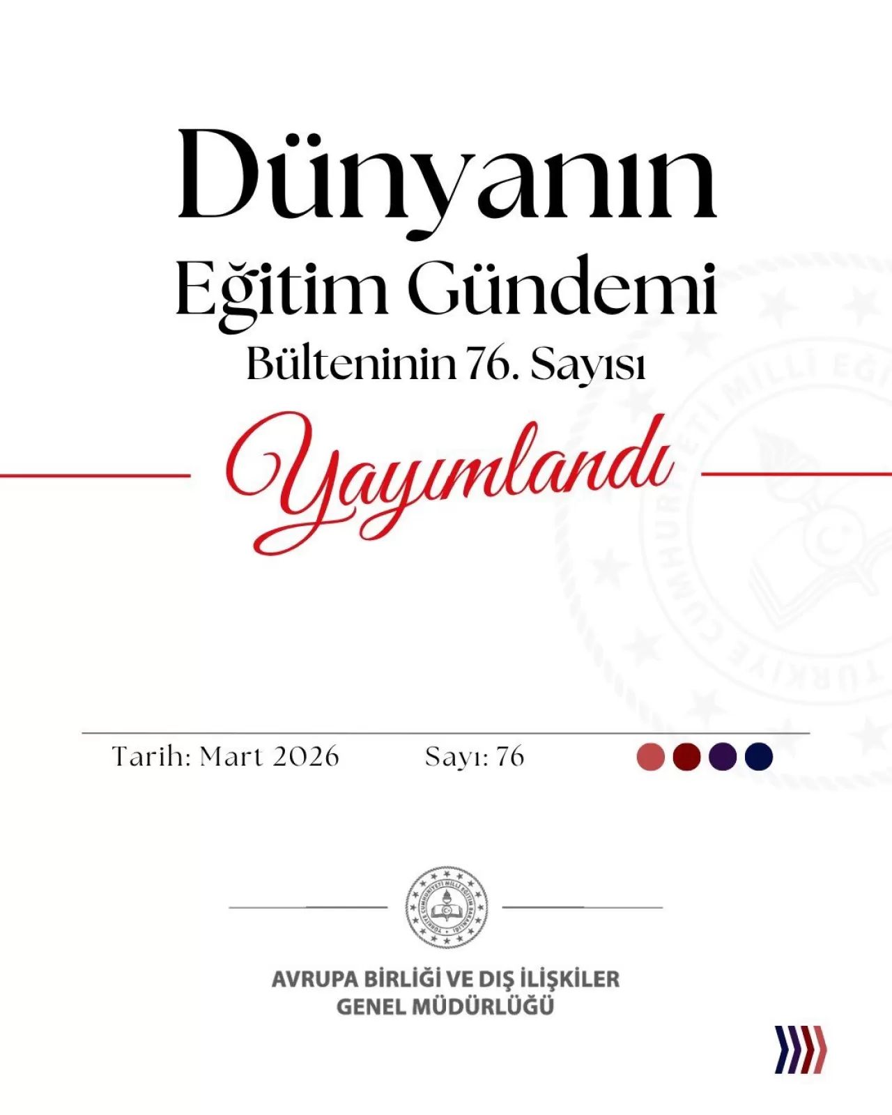 Balıkesir'den Eğitim Camiasına: Dünya Eğitim Gündemi'nin 76. Sayısı Yayında