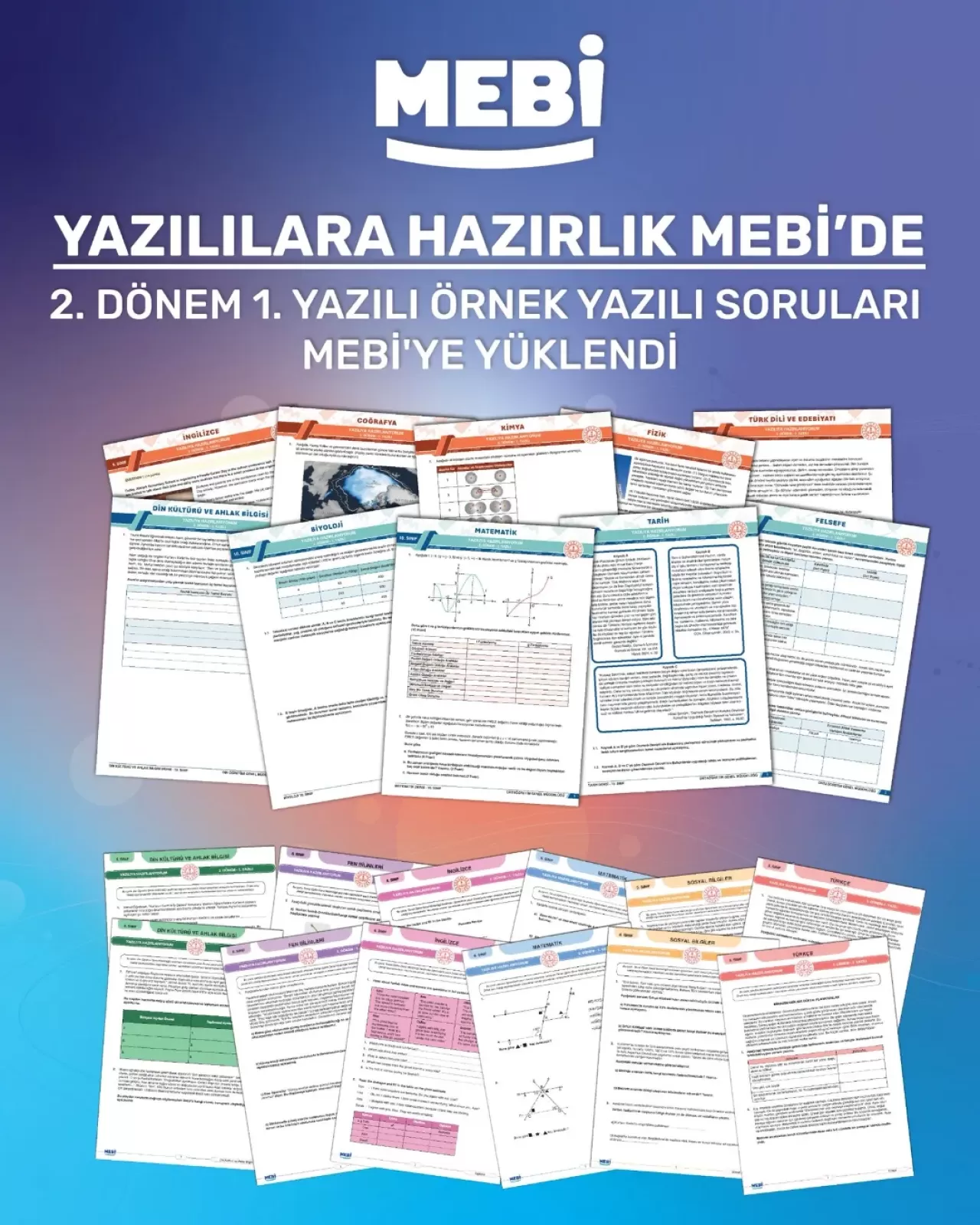 Karesi'de Öğrenciler MEBİ ile Yazılılara Hazırlanıyor
