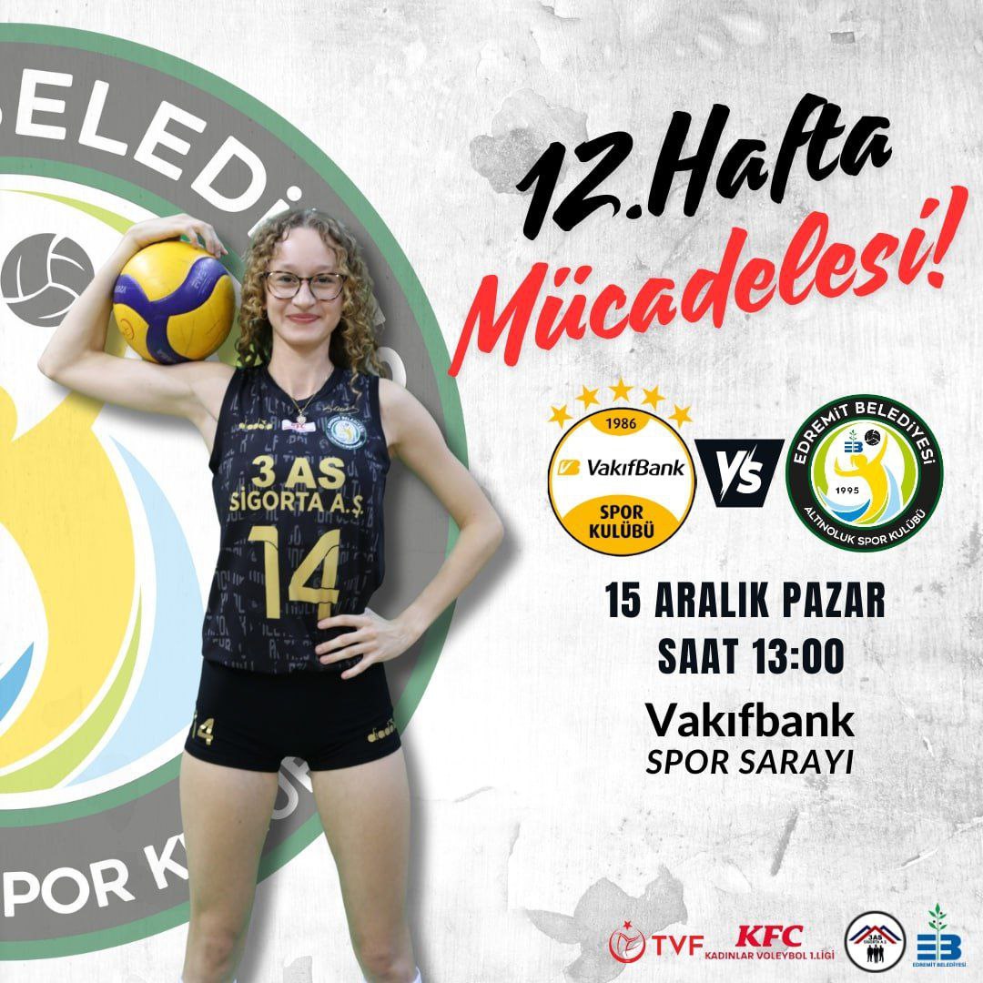 Edremit Belediyesi Altınolukspor, Vakıfbank SK ile Karşılaşıyor