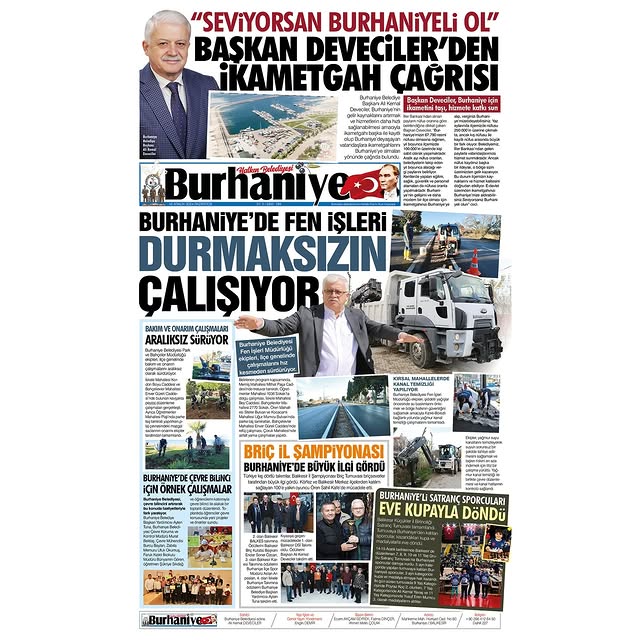 Burhaniye Haber Gazetesi'nin 194. Sayısı Okuyucularıyla Buluştu