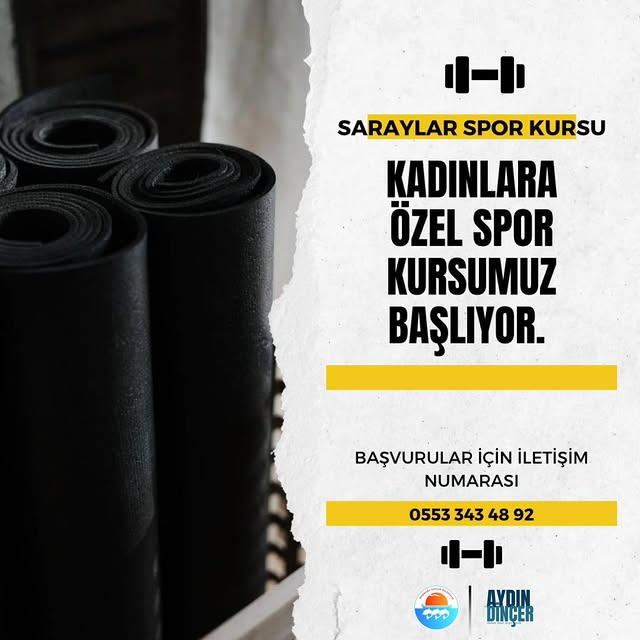 Kadınlara Özel Spor Kursu Saraylar'da Başlıyor