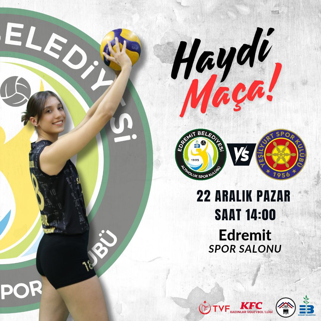 Edremit'te Voleybol Heyecanı: Altınolukspor - Yeşilyurt Karşılaşıyor