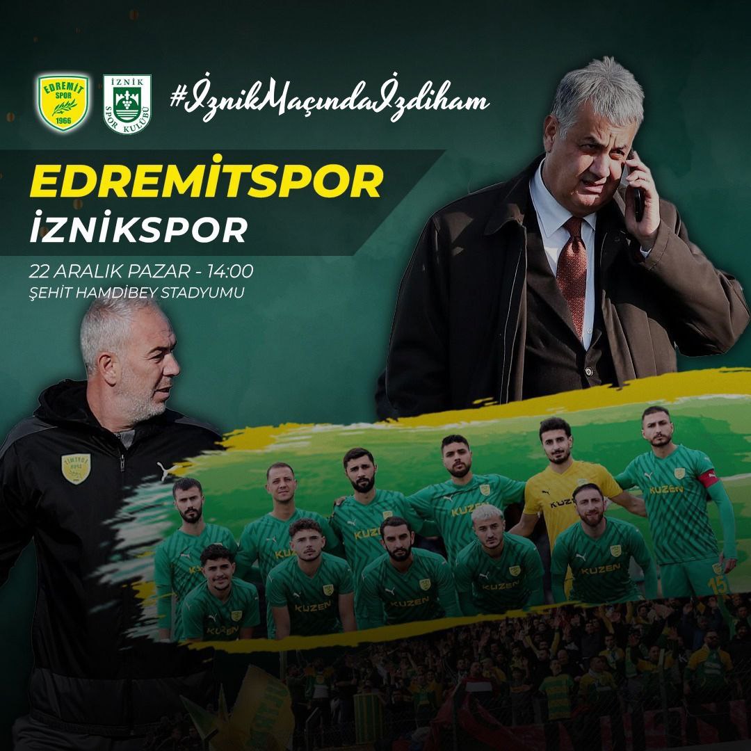 1966 Edremitspor ve İznikspor Edremit'te Karşı Karşıya Geldi