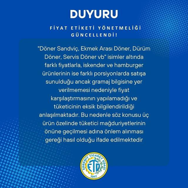 Fiyat Etiketi Yönetmeliği İle Ilgili Düzenlemeler ve Detaylar