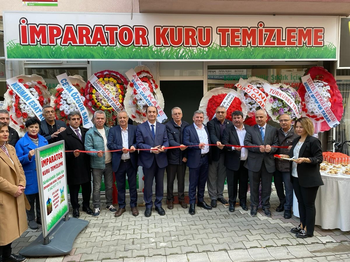 Gönen'de Yeni Kuru Temizleme İşletmesi Açıldı