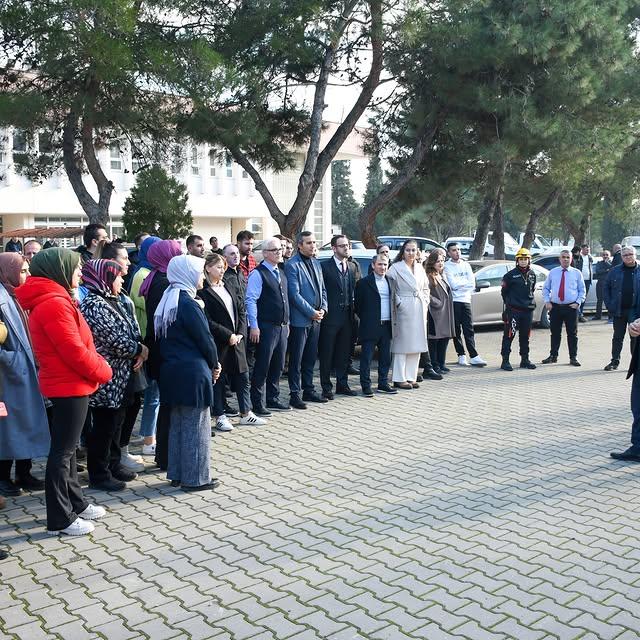 Balıkesir'de Eş Zamanlı Deprem Tatbikatı Gerçekleştirildi