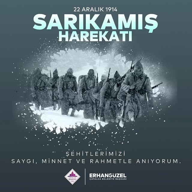 Sarıkamış Şehitleri Saygıyla Anıldı