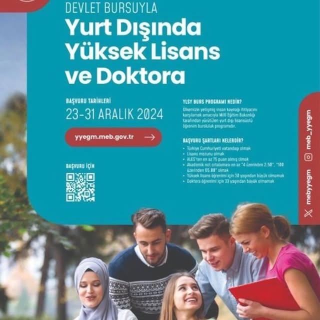 2024 YLSY Yurt Dışı Burs Başvuruları Başladı