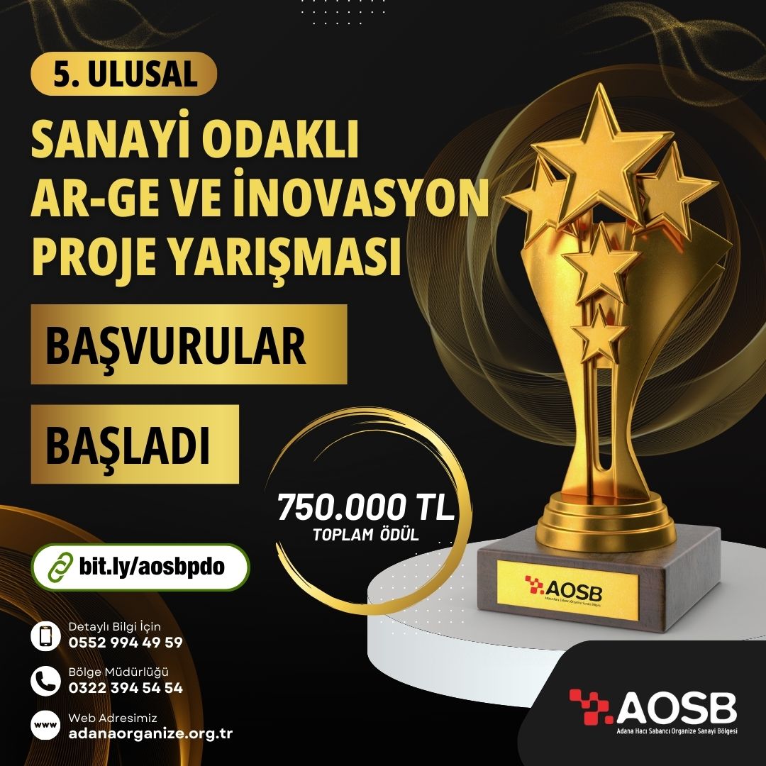 Ulusal Sanayi Odaklı Ar-Ge ve İnovasyon Proje Yarışması Başlıyor