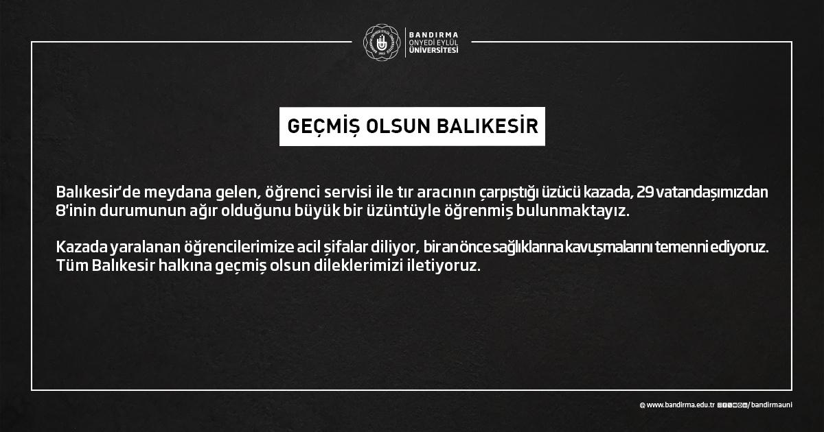 Balıkesir'de Öğrenci Servisi ile Tır Çarpıştı: 8 Kişinin Durumu Ağır