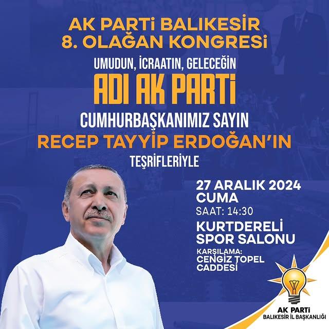 Erdoğan Balıkesir'de Halkla Buluşacak