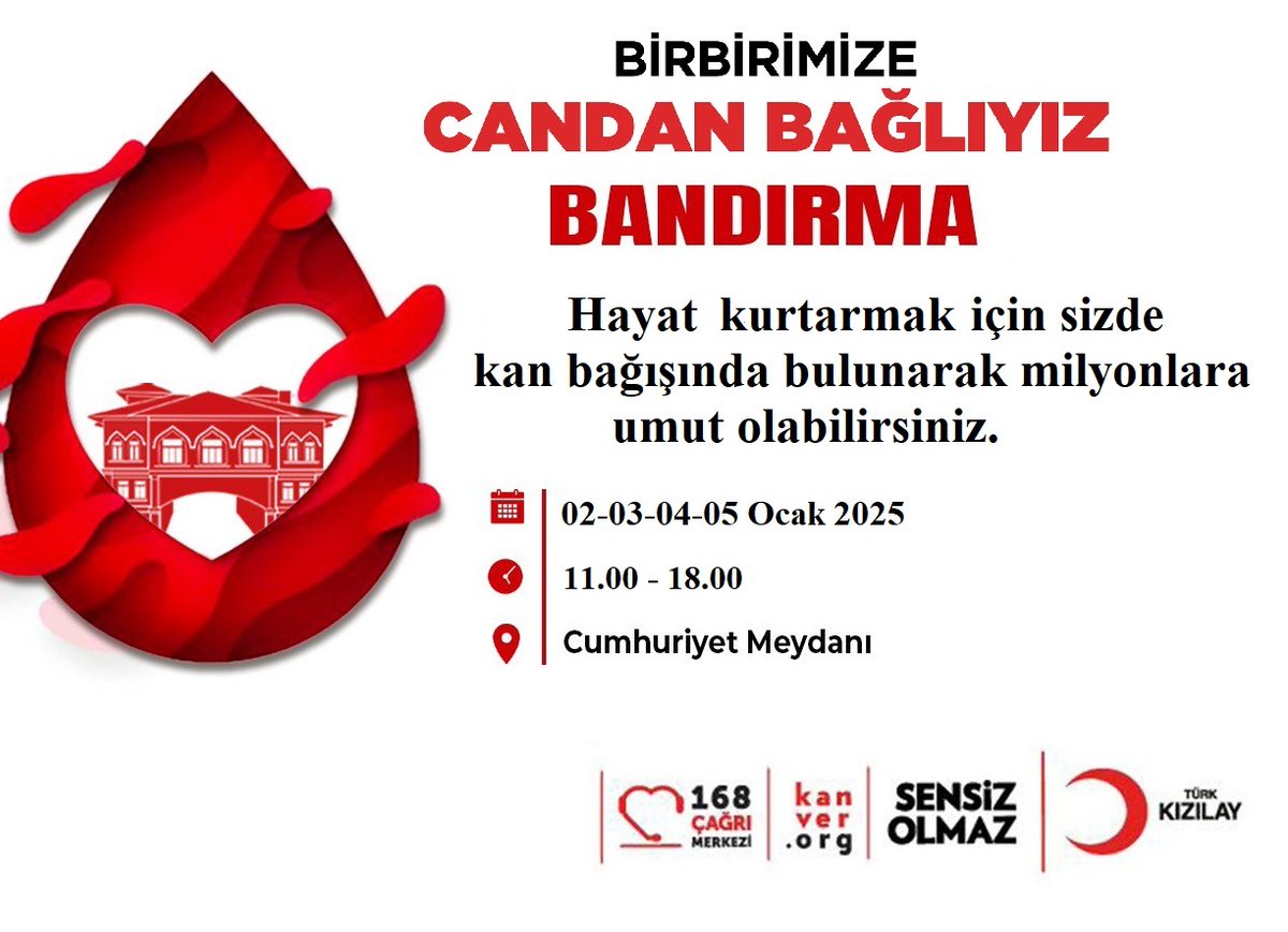 Bandırma'da Kan Bağışı Kampanyası: Hayat Kurtarmak Sizin Elinizde