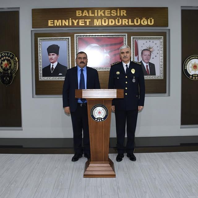 Emniyet Genel Müdür Yardımcısı Balıkesir Emniyet Müdürlüğü'nü Ziyaret Etti