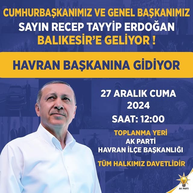 Havran Cumhurbaşkanı Erdoğan'ı Karşılamaya Hazırlanıyor