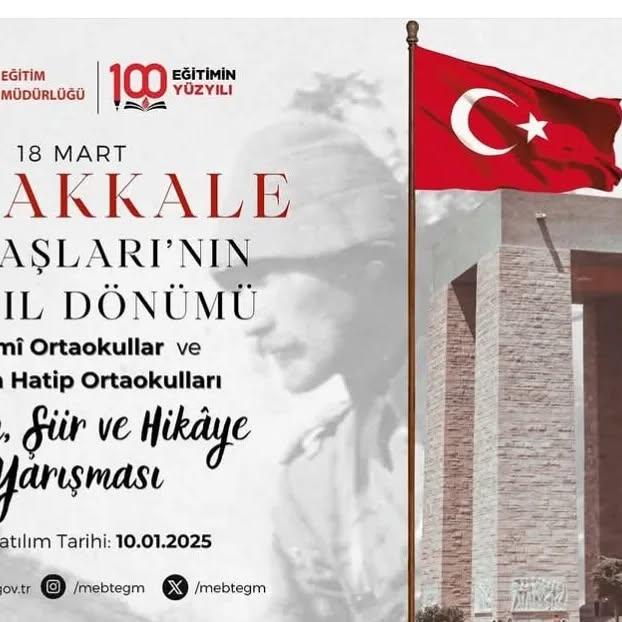 Çanakkale Savaşları Temalı Yarışma Öğrencileri Bekliyor