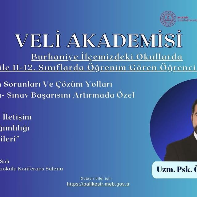 Öğrenci Velilerine Psikolojik Destek Semineri Düzenleniyor