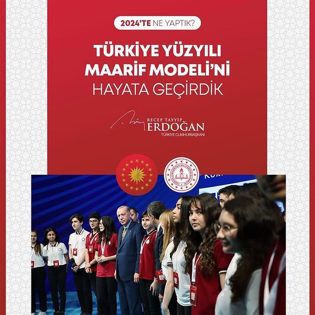 Türkiye'de Eğitimde Dönüşüm: Türkiye Yüzyılı Maarif Modeli Başarıları