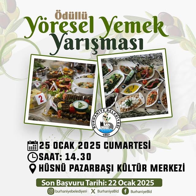 Burhaniye'de Yöresel Yemek Yarışması Heyecanı Başlıyor