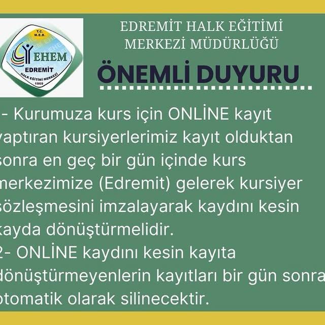 Edremit'te Kurs Kayıtları İçin Dikkat Edilmesi Gereken Kurallar