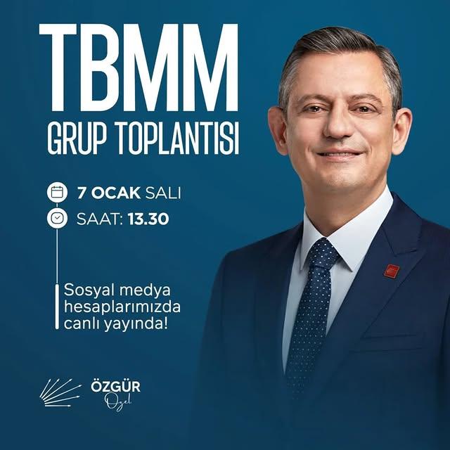 Özgür Özel TBMM Grup Toplantısında Konuşacak