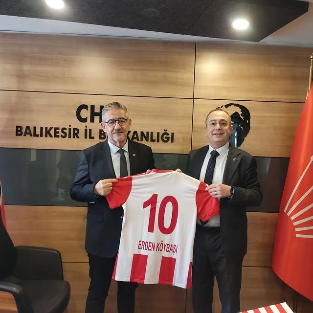 Balıkesirspor'dan CHP Balıkesir İl Başkanlığına Anlamlı Ziyaret