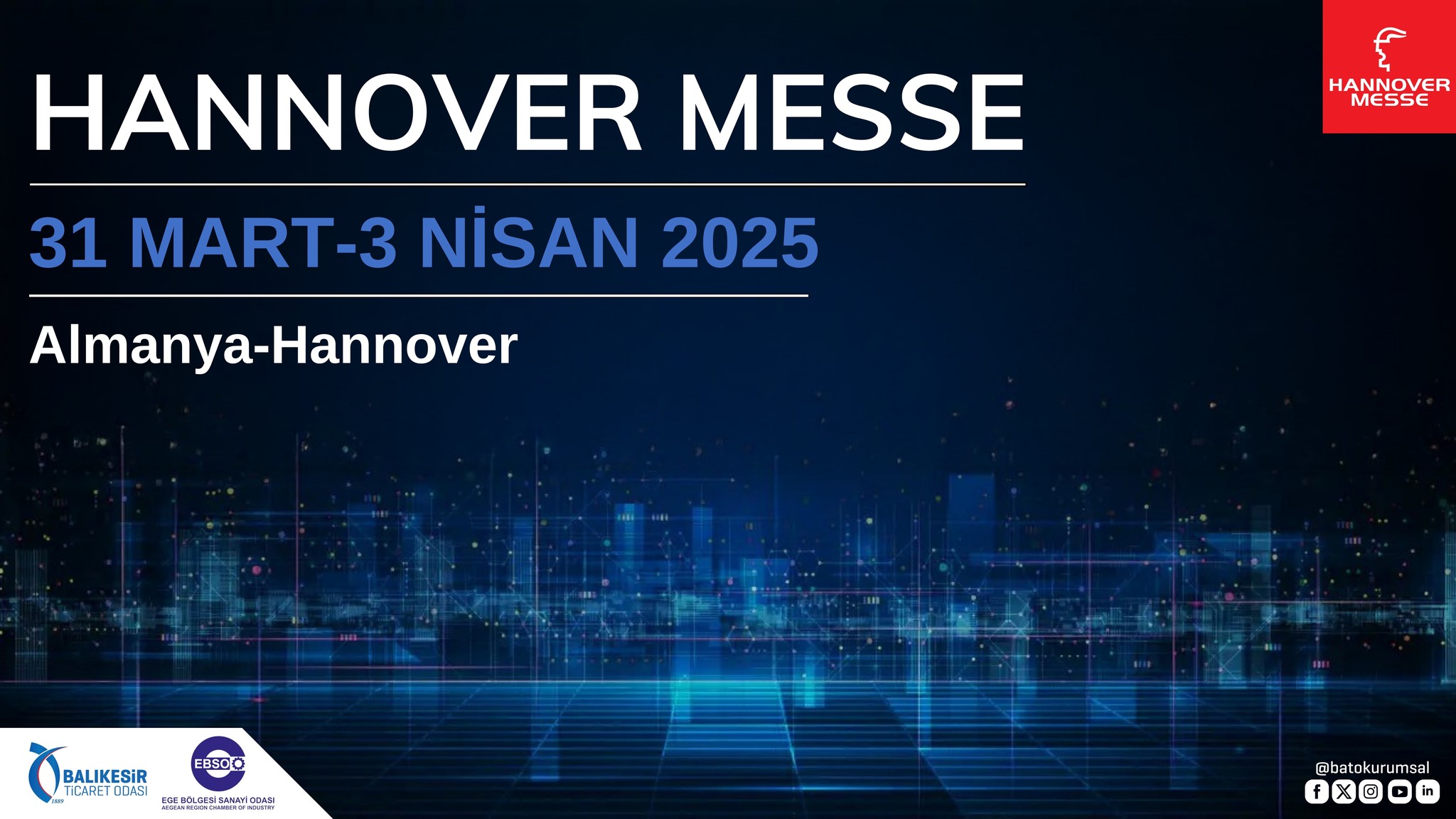 Hannover Messe 2025 İş Seyahati İçin Geri Sayım Başladı