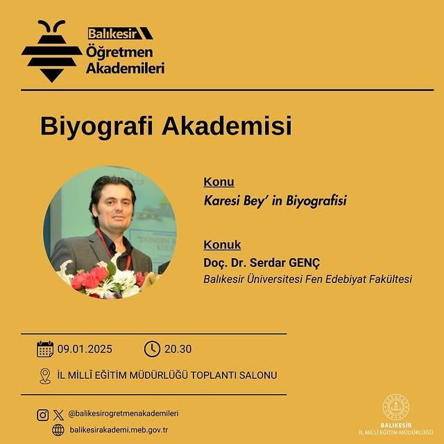 Öğretmenler Biyografi Akademisi'nde Buluşuyor