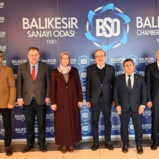 Üniversite Rektörlerinden Balıkesir Sanayi Odası'na Ziyaret