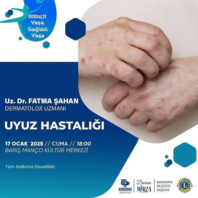 Bandırma Belediyesi'nden Uyuz Hastalığına Yönelik Bilgilendirici Seminer