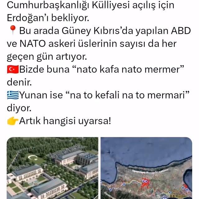 Kıbrıs'ta Yapımı Tamamlanan Cumhurbaşkanlığı Külliyesi Açılışı İçin Hazır