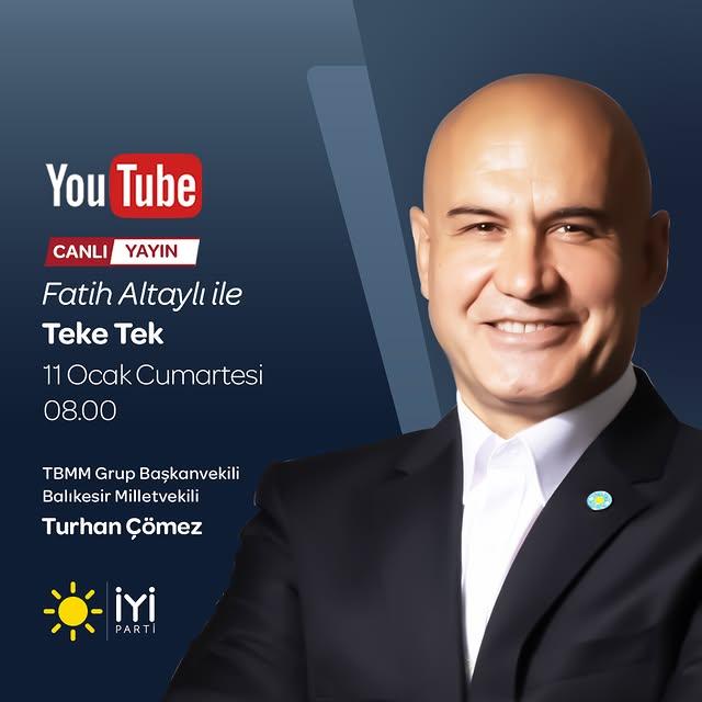 Turhan Çömez, Teke Tek Programında Gündemi Değerlendirecek