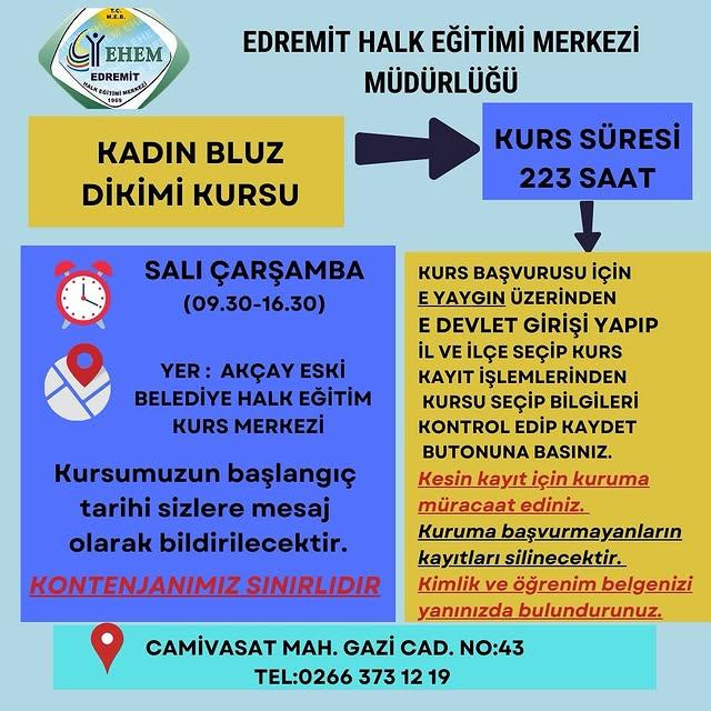 Giyim Kursları İçin Başvurular Başladı